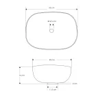 Blaue bodenstehende Badezimmermöbel-Komposition mit modernen Design-Accessoires - Patryk Viadurini