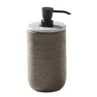 Badezimmermöbel-Komposition mit Tonwaschbecken und Zubehör - Carolie Viadurini