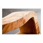 Hängende Zusammensetzung von Badmöbeln aus modernem Teakholz - Kristi Viadurini