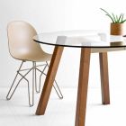 Connubia Calligaris Academy moderner Design Stuhl aus Italien, 2 Stück Viadurini
