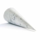 Großer dekorativer Kegel aus weißem Carrara-Marmor Made in Italy - Connu Viadurini
