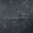 Hängende Wandkonsole in transparentem Design Acrylglas - Cesarea Viadurini