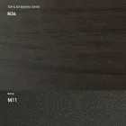 Ausziehbare Konsole 150 cm aus Metall und Melamin Made in Italy - Klappe Viadurini