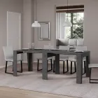 Ausziehbare Konsole auf 211 cm aus Melamin, hergestellt in Italien – Incantesimo Viadurini