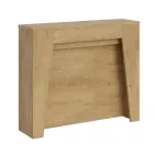 Ausziehbare Konsole auf 211 cm aus Melamin, hergestellt in Italien – Incantesimo Viadurini