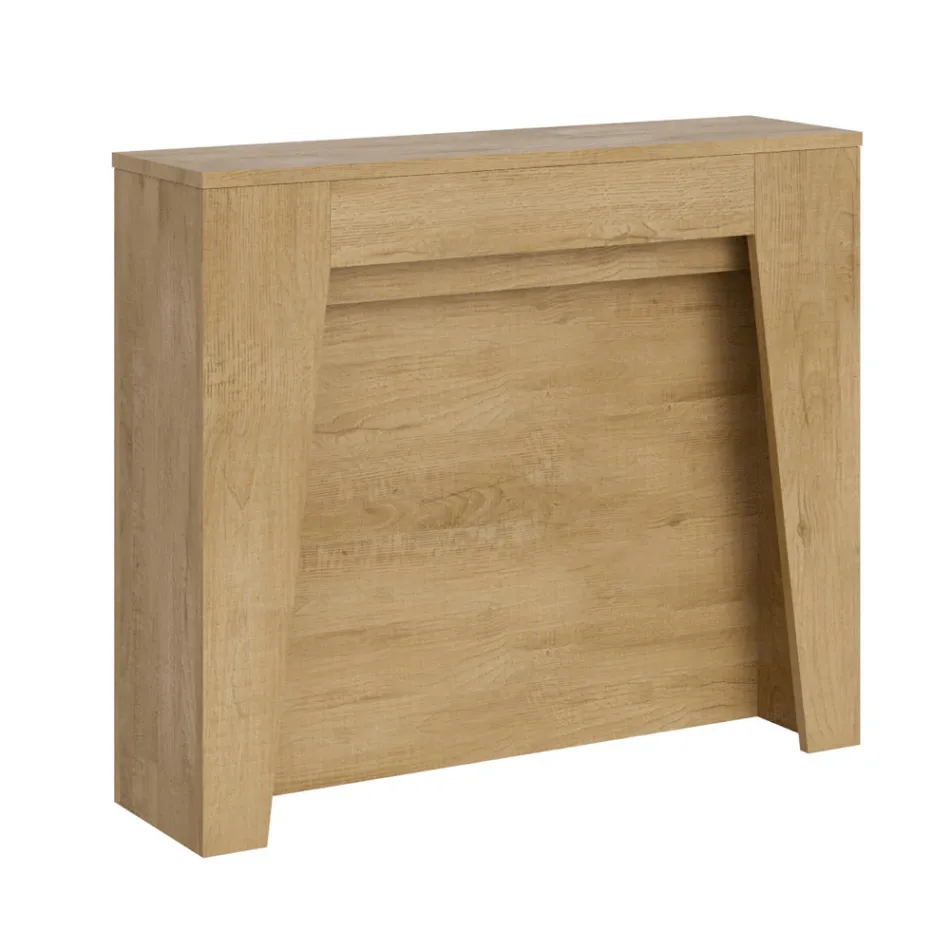 Ausziehbare Konsole auf 211 cm aus Melamin, hergestellt in Italien – Incantesimo Viadurini