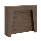 Ausziehbare Konsole auf 211 cm aus Melamin, hergestellt in Italien – Incantesimo Viadurini