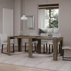 Ausziehbare Konsole auf 211 cm aus Melamin, hergestellt in Italien – Incantesimo Viadurini