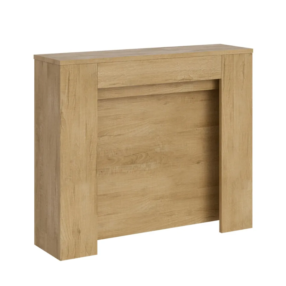 Ausziehbare Konsole auf 211 cm aus Melaminplatten „Made in Italy“ – Principessa Viadurini