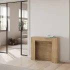 Ausziehbare Konsole auf 211 cm aus Melaminplatten „Made in Italy“ – Principessa Viadurini