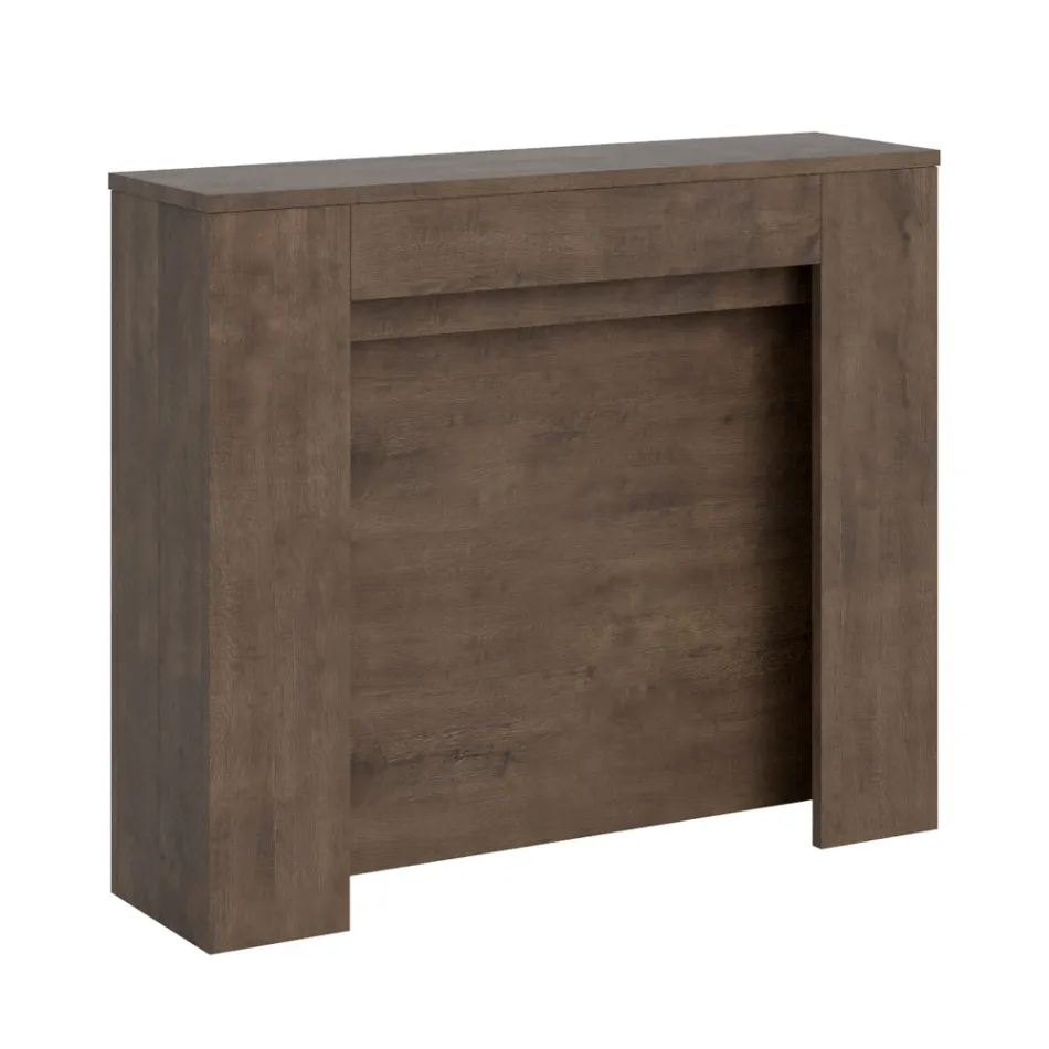 Ausziehbare Konsole auf 211 cm aus Melaminplatten „Made in Italy“ – Principessa Viadurini