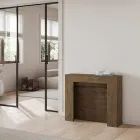 Ausziehbare Konsole auf 211 cm aus Melaminplatten „Made in Italy“ – Principessa Viadurini