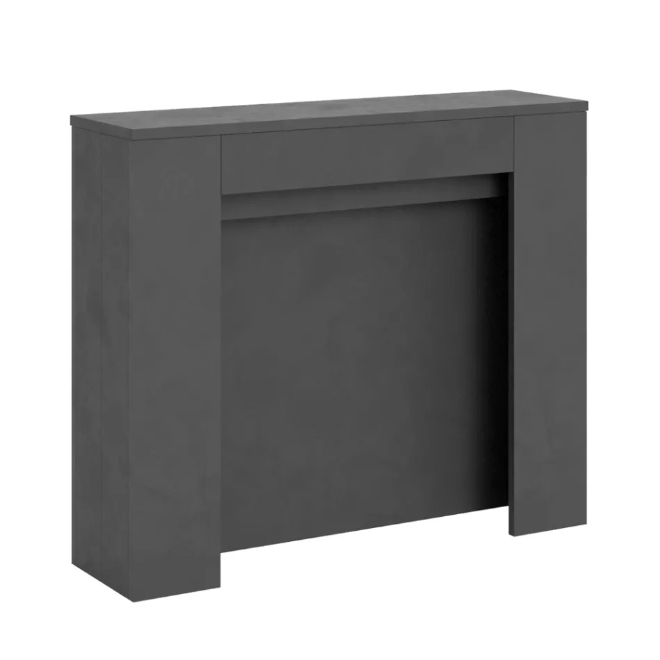 Ausziehbare Konsole auf 211 cm aus Melaminplatten „Made in Italy“ – Principessa Viadurini