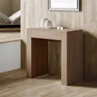 Ausziehbare Konsole auf 299 cm mit internen Erweiterungen, hergestellt in Italien – Sanduhr Viadurini