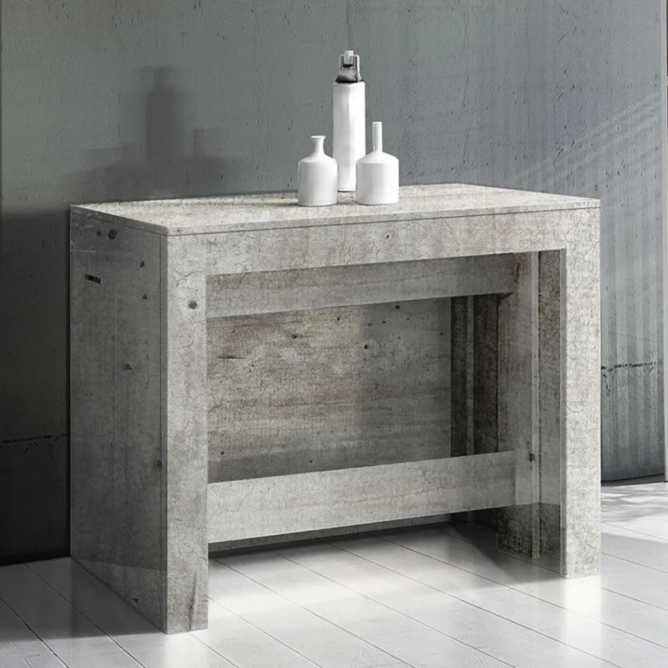 Konsole ausziehbar bis 300 cm vom Eingang oder Wohnzimmer in Holz - Katharina Viadurini