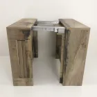 Konsole ausziehbar bis 300 cm vom Eingang oder Wohnzimmer in Holz - Katharina Viadurini