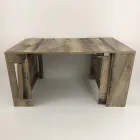 Konsole ausziehbar bis 300 cm vom Eingang oder Wohnzimmer in Holz - Katharina Viadurini