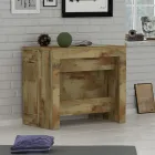 Konsole ausziehbar bis 300 cm vom Eingang oder Wohnzimmer in Holz - Katharina Viadurini