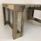 Konsole ausziehbar bis 300 cm vom Eingang oder Wohnzimmer in Holz - Katharina Viadurini