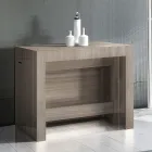 Konsole ausziehbar bis 300 cm vom Eingang oder Wohnzimmer in Holz - Katharina Viadurini