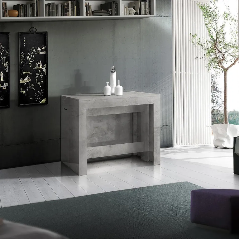 Konsole ausziehbar bis 300 cm vom Eingang oder Wohnzimmer in Holz - Katharina Viadurini