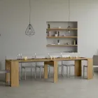 Ausziehbare Konsole auf 308 cm mit zentraler Unterstützung, hergestellt in Italien – Oracle Viadurini