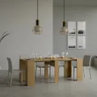 Ausziehbare Konsole auf 308 cm mit zentraler Unterstützung, hergestellt in Italien – Oracle Viadurini