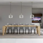 Ausziehbare Konsole, erhältlich in 2 verschiedenen Größen, hergestellt in Italien – Grifone Viadurini