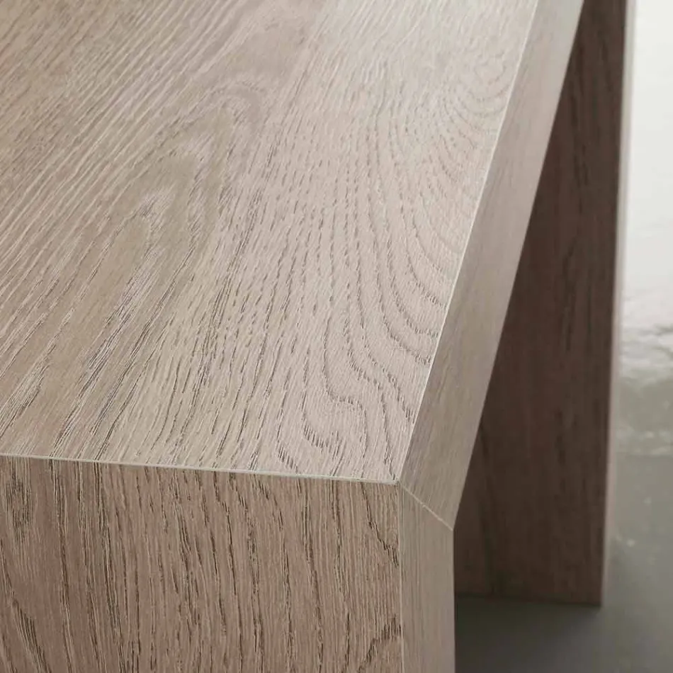 Extensible Konsole bis 295 cm laminiert Uri Falten Viadurini