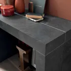 Ausziehbare Konsole Bis zu 290 cm mit Holzplatte Made in Italy - Seregno Viadurini