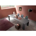 Ausziehbare Konsole Bis zu 290 cm mit Holzplatte Made in Italy - Seregno Viadurini