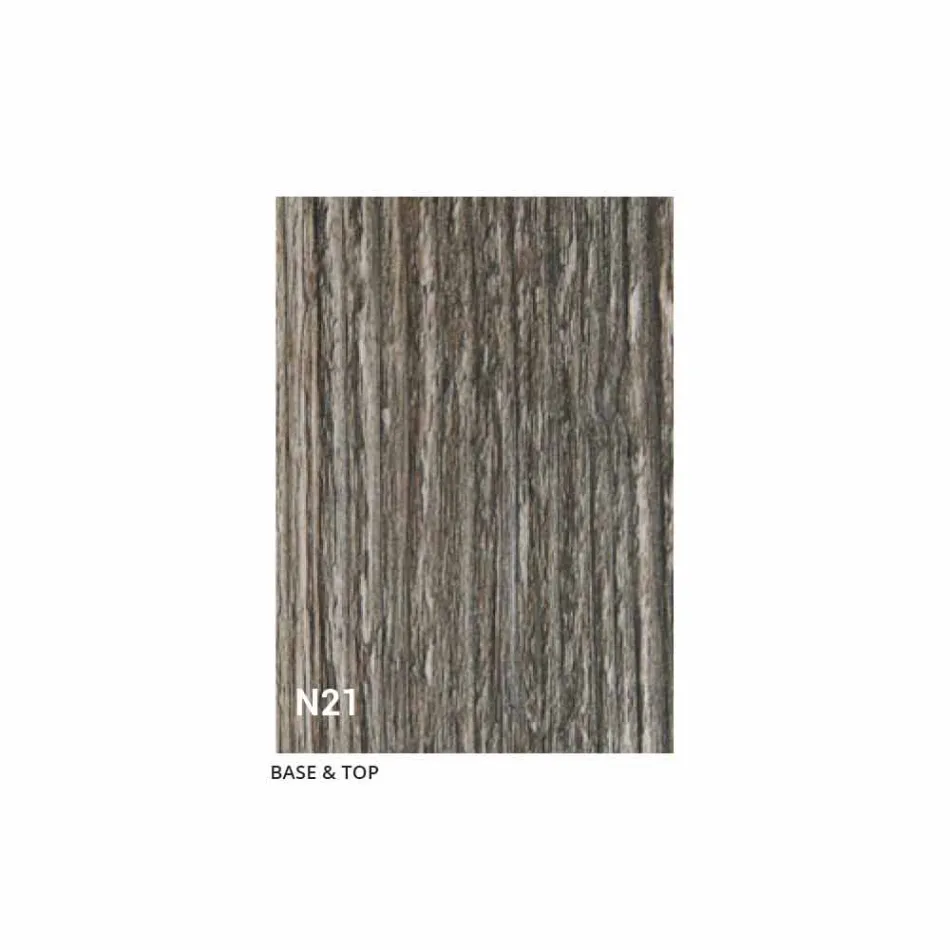 Ausziehbare Konsole Bis zu 290 cm mit Holzplatte Made in Italy - Seregno Viadurini