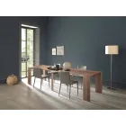 Ausziehbare Konsole Bis zu 295 cm in Made in Italy Design Holz - Temocle Viadurini