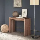 Ausziehbare Konsole Bis zu 295 cm in Made in Italy Design Holz - Temocle Viadurini