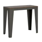 Ausziehbare Konsole bis zu 300 cm aus Mikropartikeln aus Holz, hergestellt in Italien – Flamber Viadurini