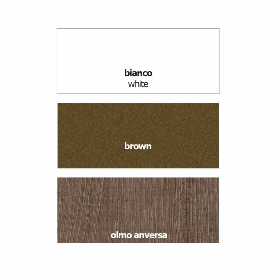 Ausziehbare Kristallkonsole mit Metallstruktur Made in Italy - Iod Viadurini