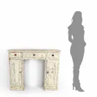 Handgefertigte Consolle aus massivem Tannenholz Made in Italy - Carminia Viadurini