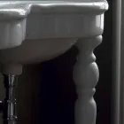 Klassische Doppelschüssel-Badkonsole in Italien, Magda Viadurini