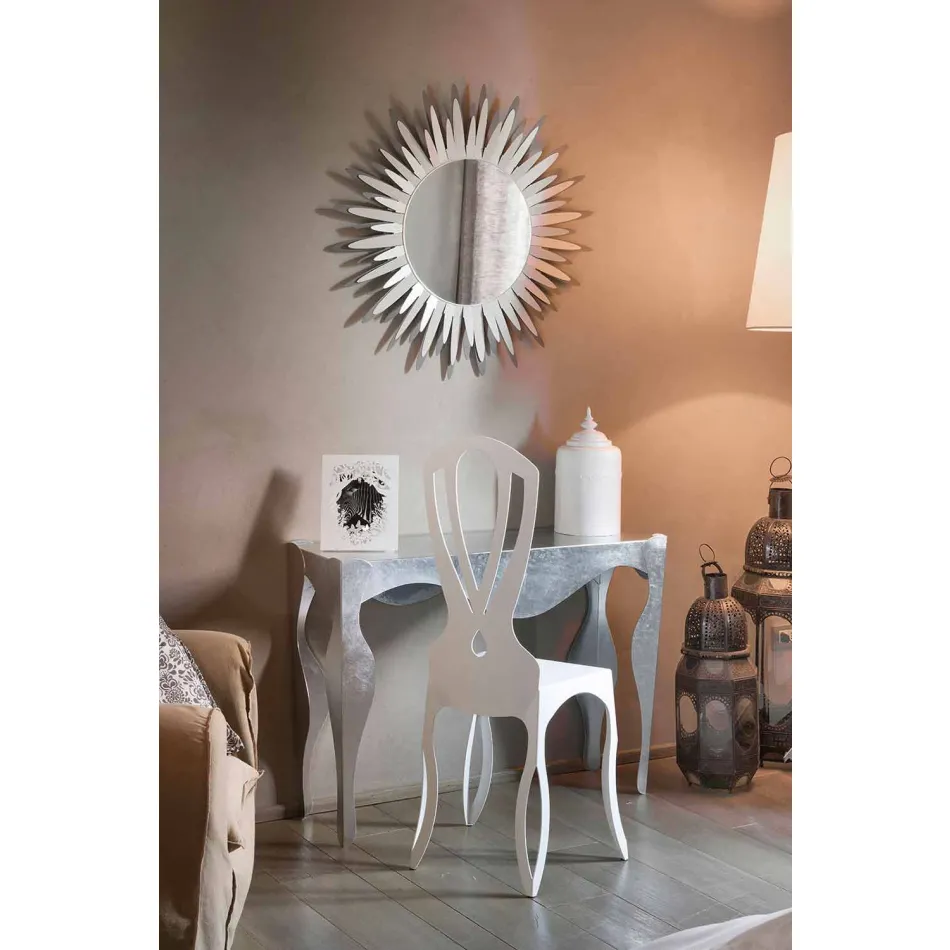 Wohnzimmerkonsole mit modernem Design aus farbigem Eisen Made in Italy - Gertrude Viadurini