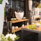 Rechteckiger Konsolentisch im Doppeldesign aus Eiche Aida Viadurini