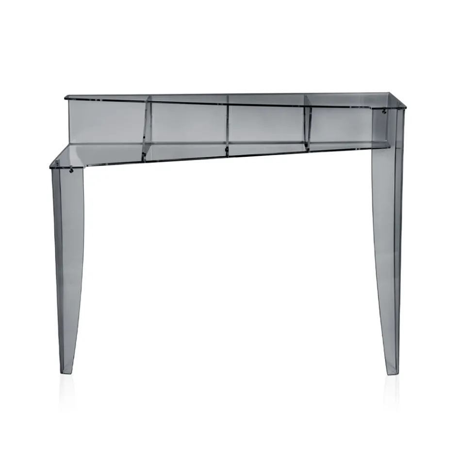 Feste Konsole mit 4 Objektaufbewahrungsfächern aus PMMA, hergestellt in Italien – Aladdin Viadurini