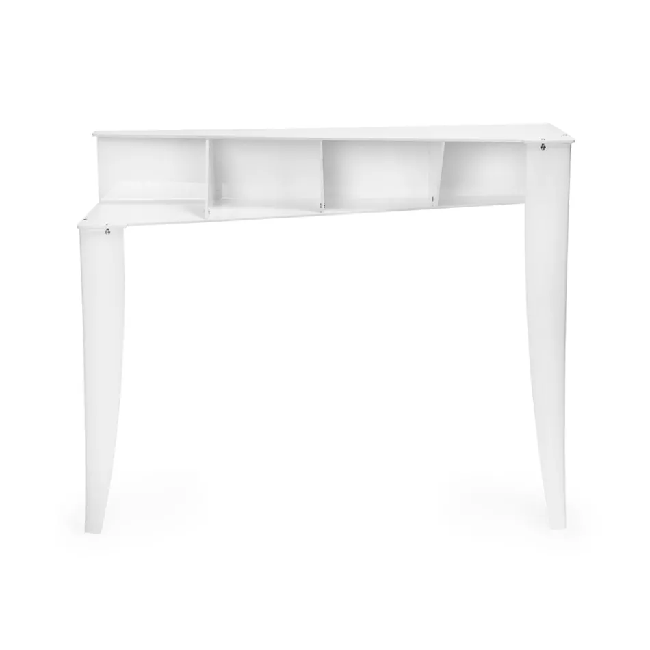 Feste Konsole mit 4 Objektaufbewahrungsfächern aus PMMA, hergestellt in Italien – Aladdin Viadurini