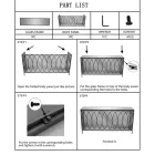 Feste Eingangskonsole aus goldenem Eisen mit Glasplatte - Primula Viadurini