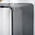 Feste Konsole aus weißem oder geräuchertem Plexiglas, hergestellt in Italien – Genio Viadurini