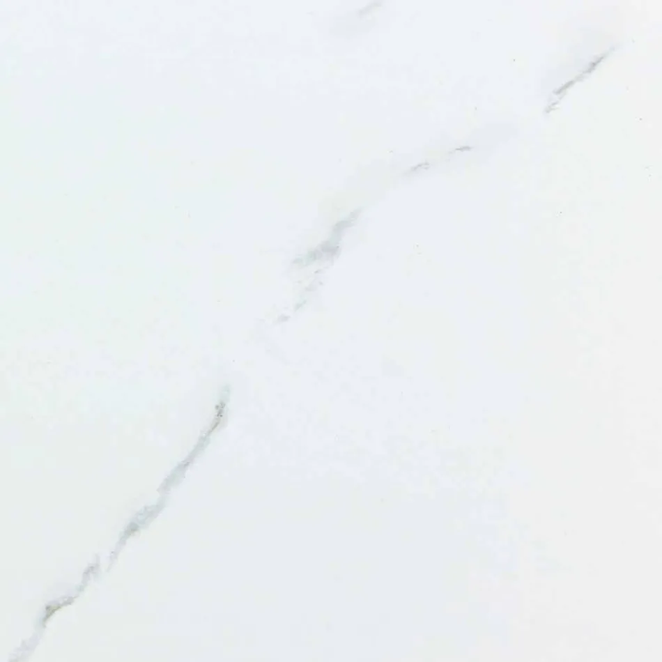 Stahlkonsole mit Keramik- und Glasplatte Modernes Design - Cubebe Viadurini