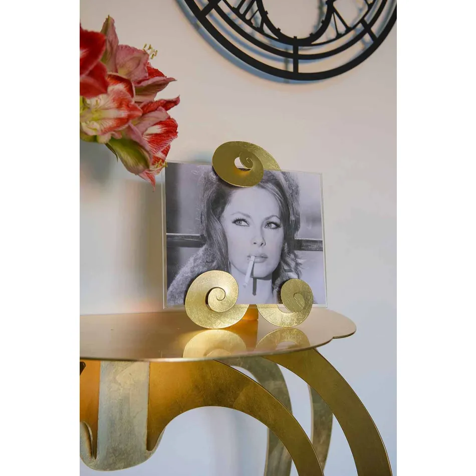 Farbige Eisenkonsole des modernen Designs Made in Italy - Barbata Viadurini