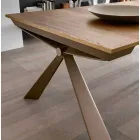 Konsole aus Holz und Metall ausziehbar Bis zu 295 cm Made in Italy - Timedio Viadurini
