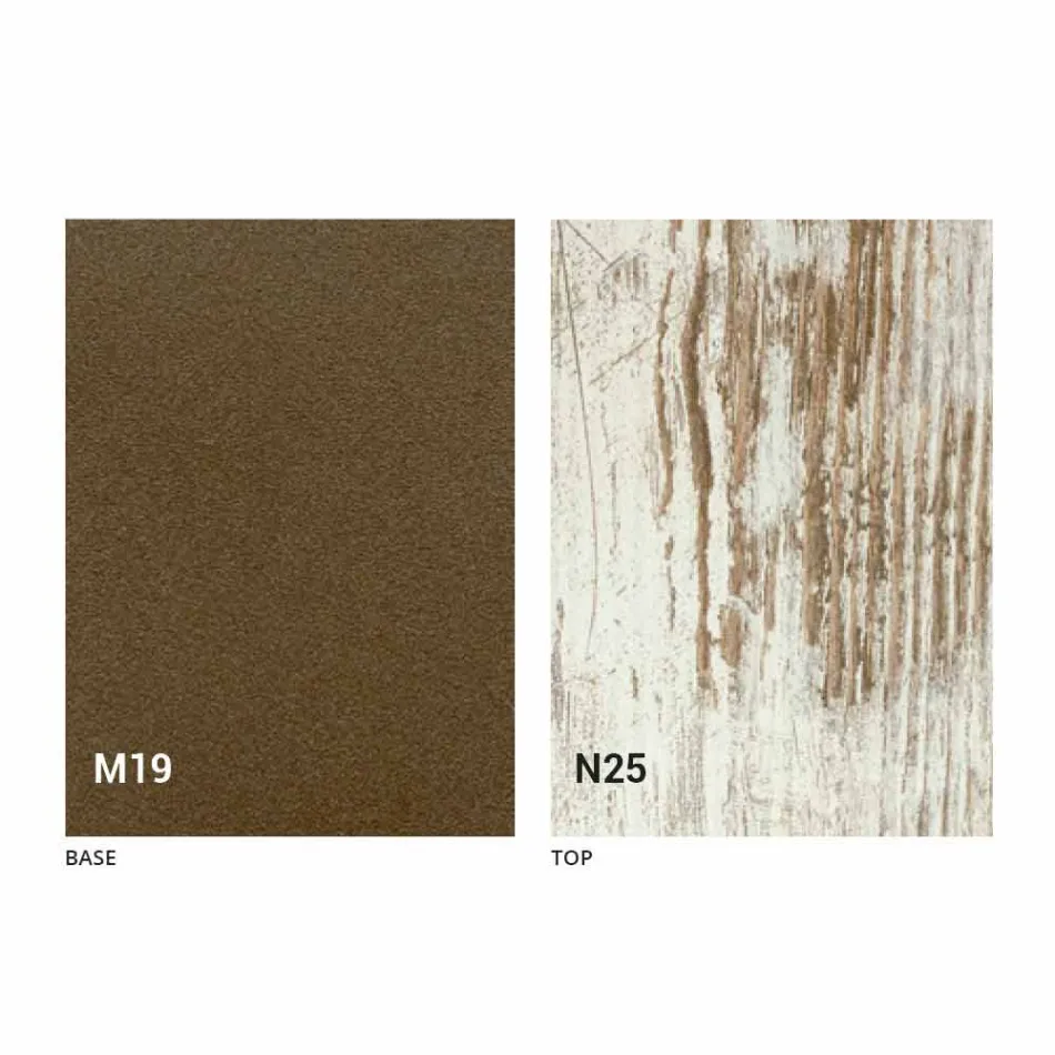 Konsole aus Holz und Metall ausziehbar Bis zu 295 cm Made in Italy - Timedio Viadurini