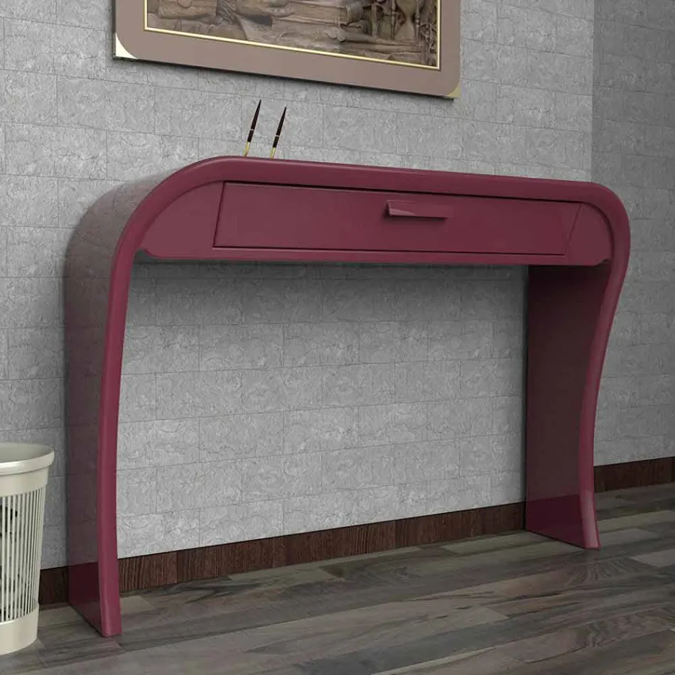 Moderne Konsole mit Schublade, hergestellt in Italien, Gambara Viadurini