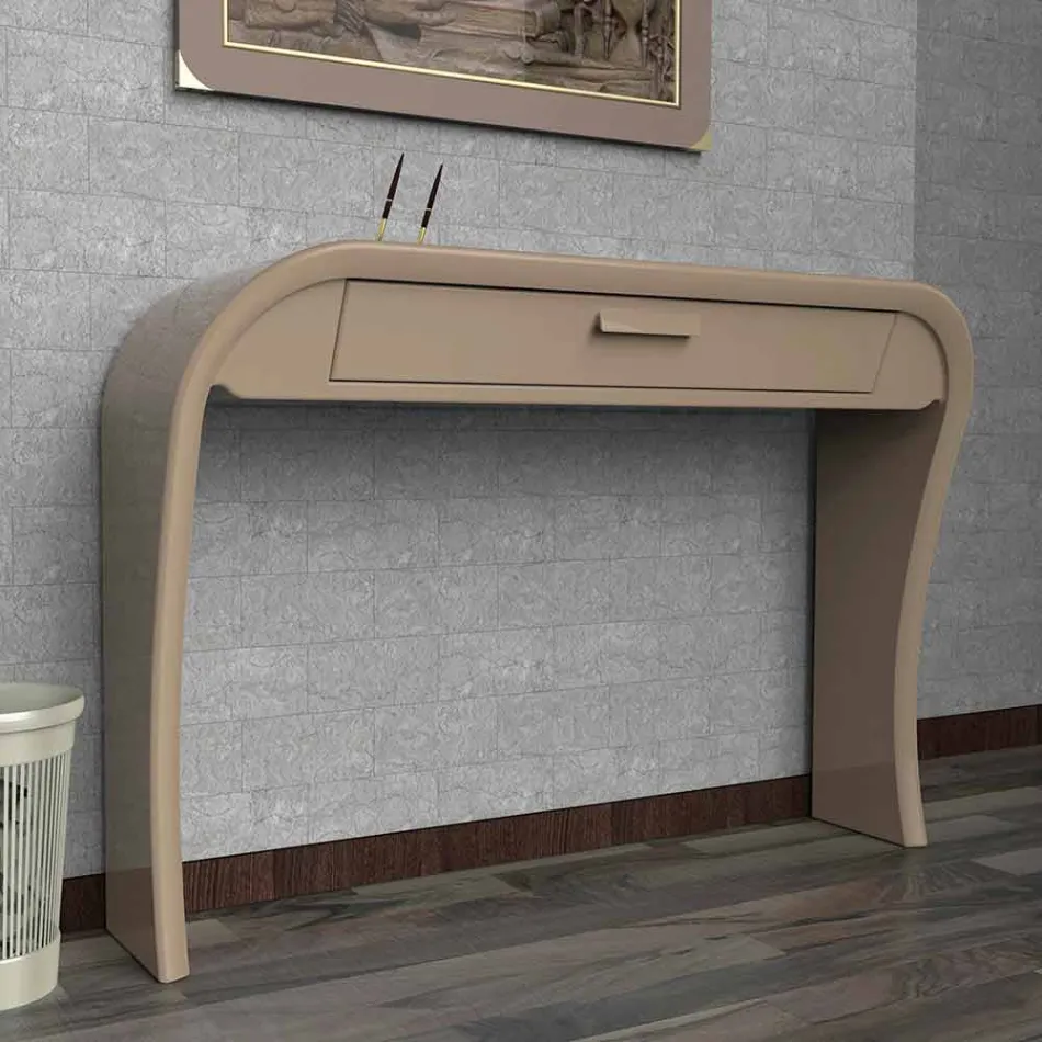 Moderne Konsole mit Schublade, hergestellt in Italien, Gambara Viadurini